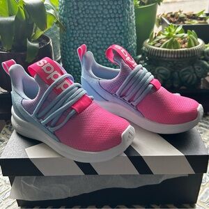 Adidas Adidas Lite Racer Adapt 7.0 Slip On sneakers Shoes in ombré blue pink 11